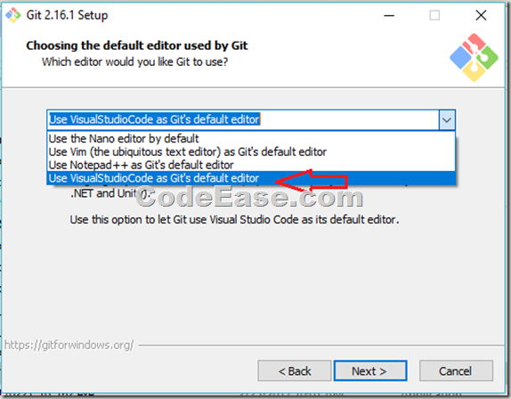 install git windows 10 visual studio code